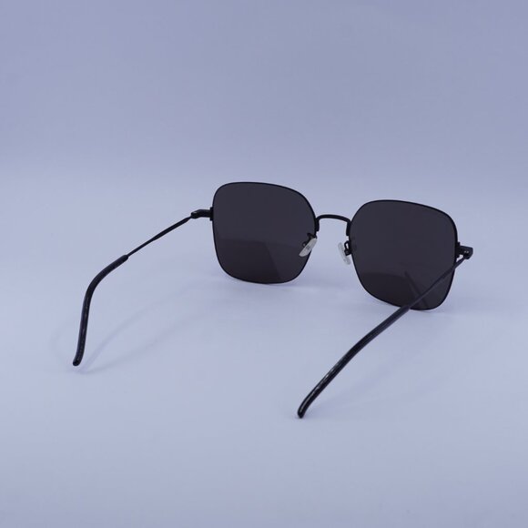Saint Laurent SL410 WIRE 002 Sunglasses Black Square Frame, Black Lenses - Picture 7 of 9